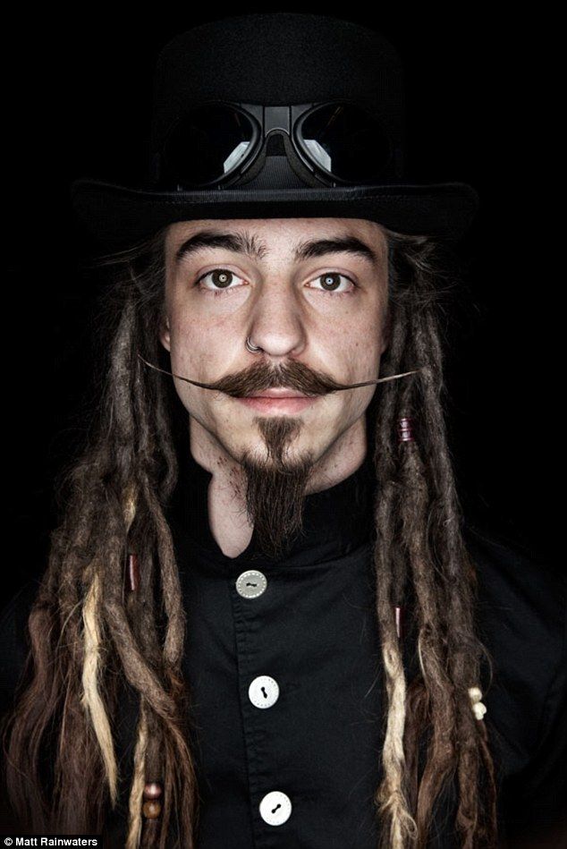 dreadlock mustache