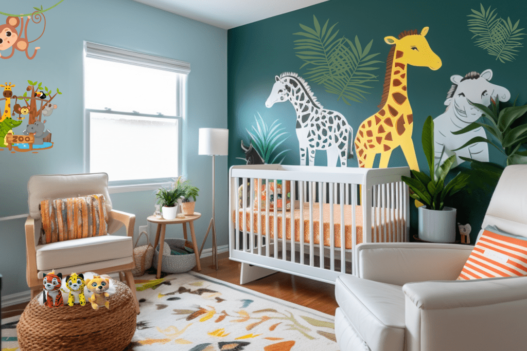 animal themed nursery ideas