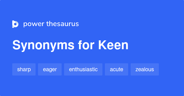 keen antonym