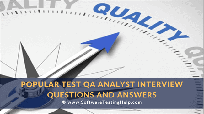 test analyst interview questions