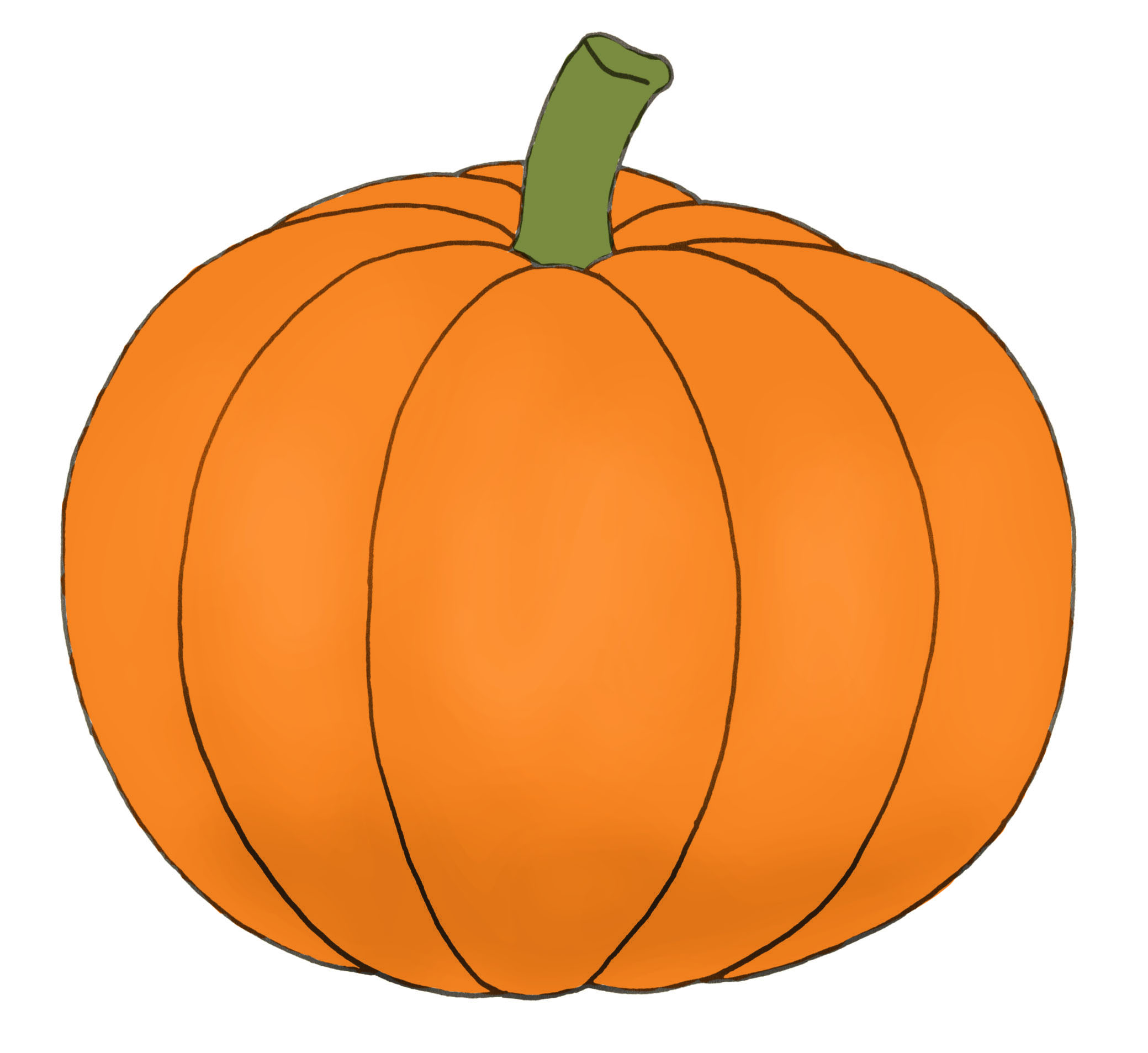 draw pumpkin