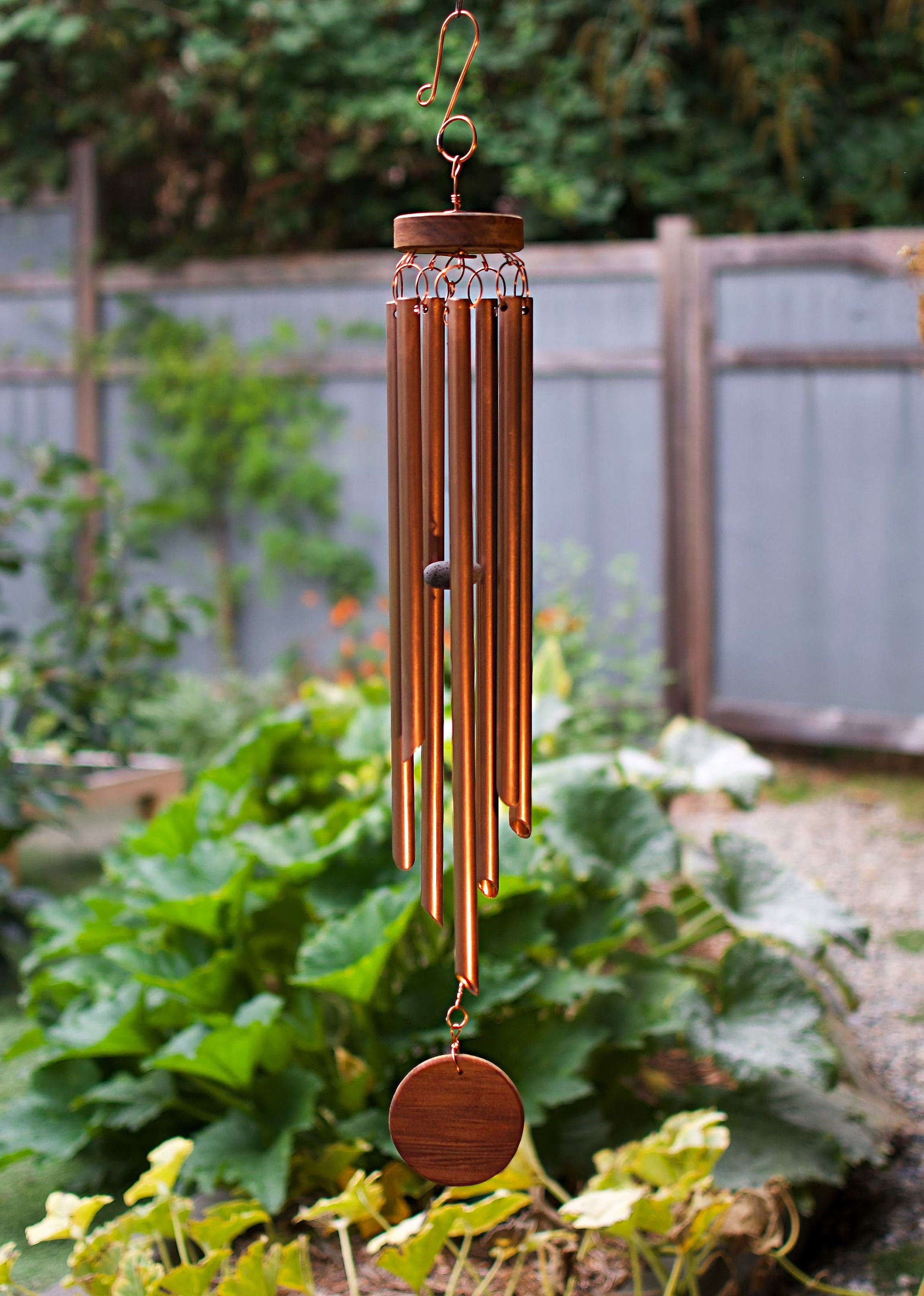 copper wind chimes