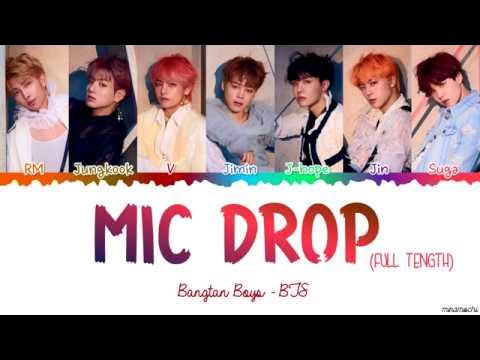 bts lyrics mic drop