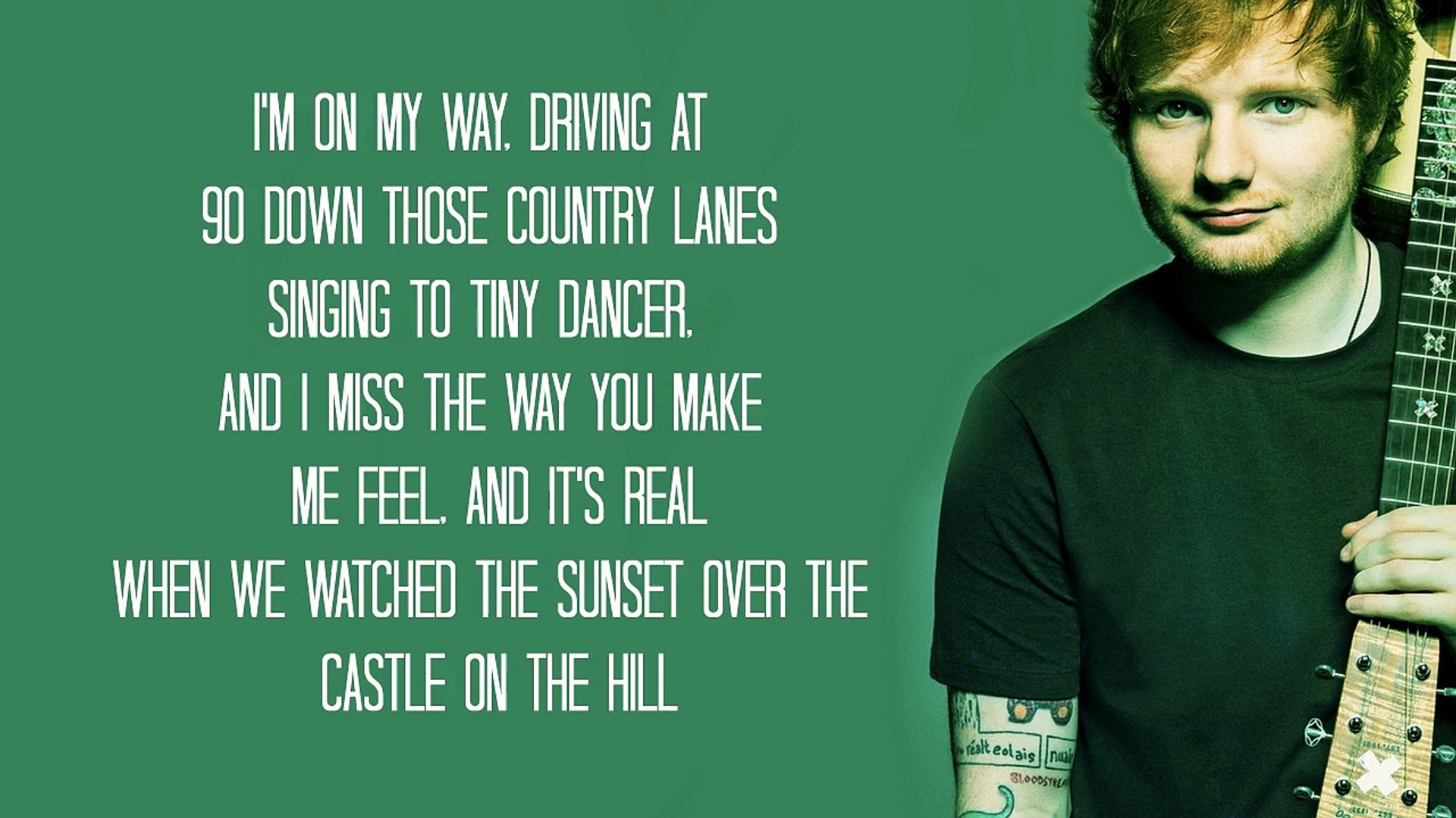 ed sheeran one songtext