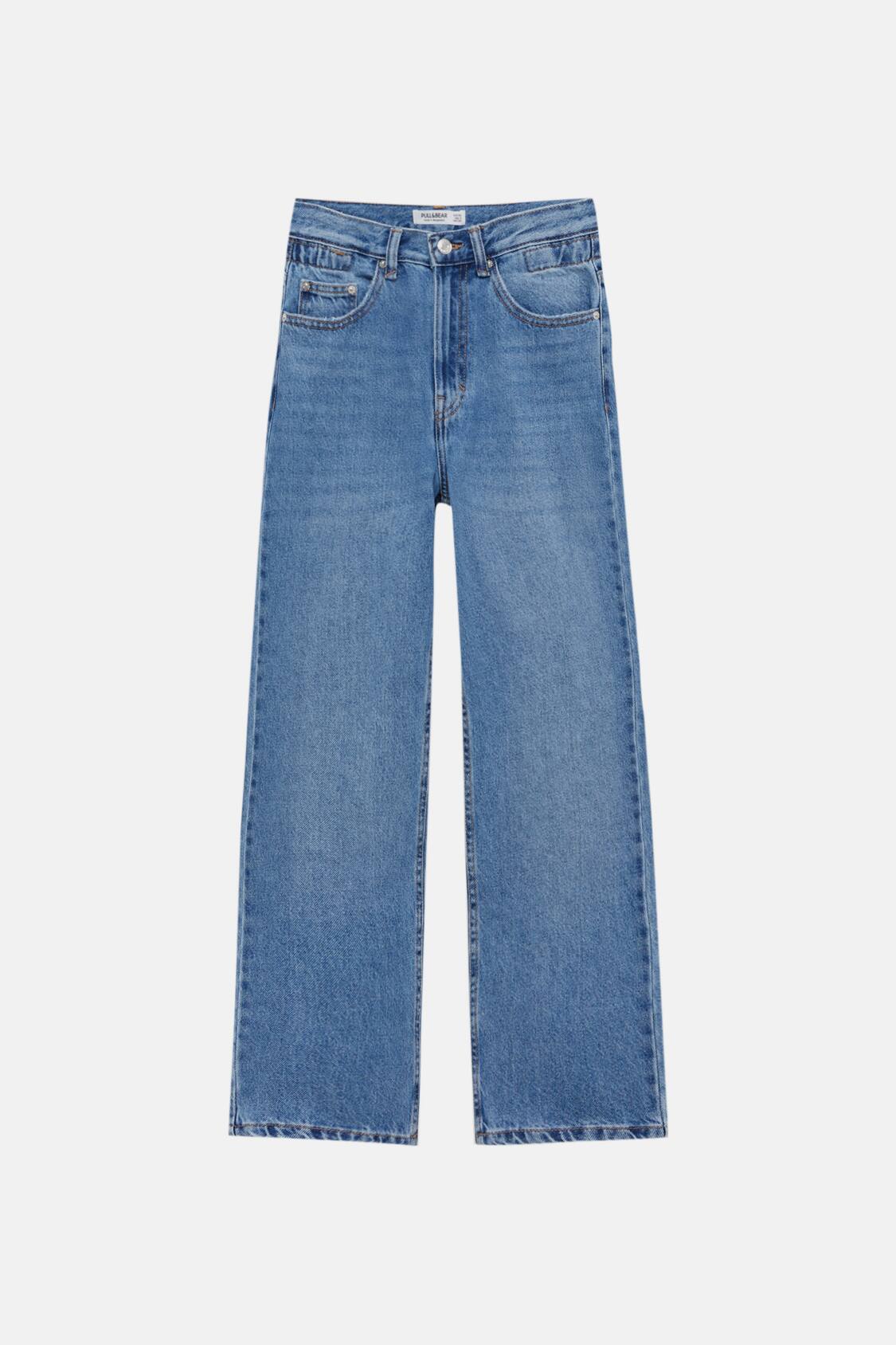 pull and bear high waisted jeans