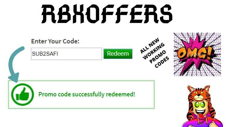 roblox promo code