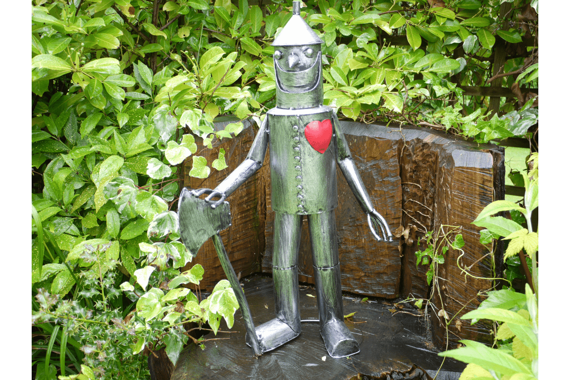 tin man garden ornament