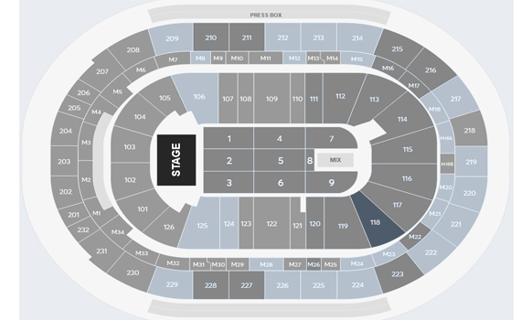 little caesars arena seating chart