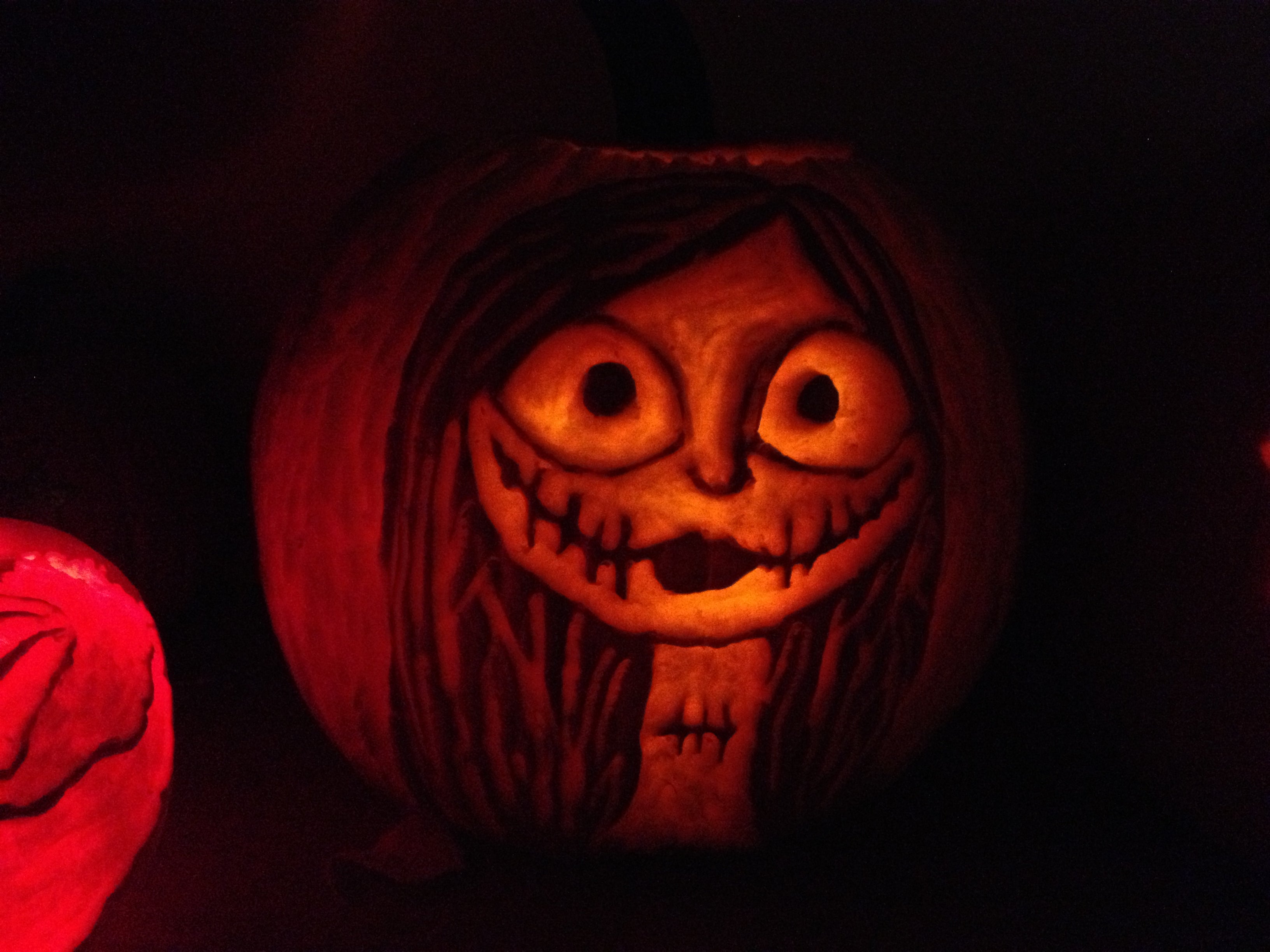 easy sally pumpkin carving