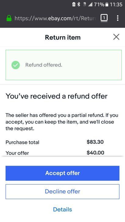 ebay partial refund