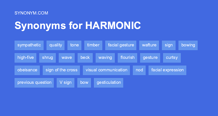 harmonious synonym