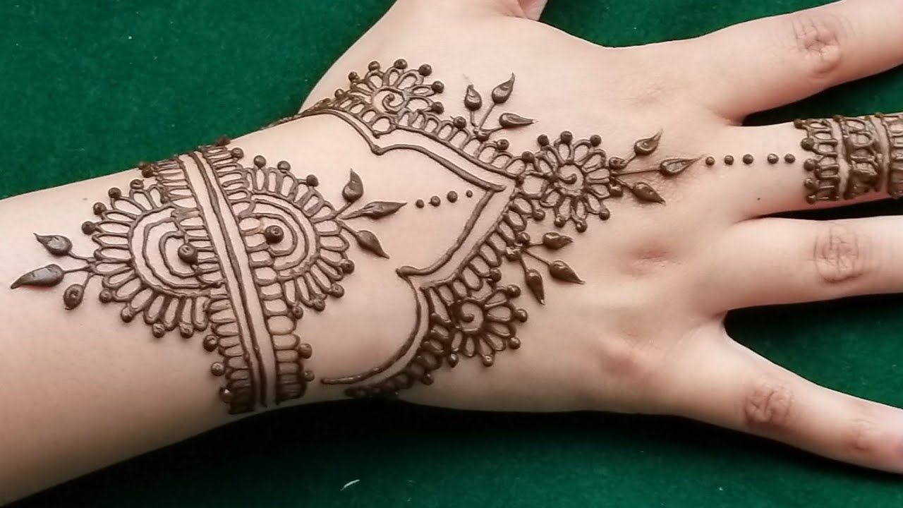 henna designs hand simple