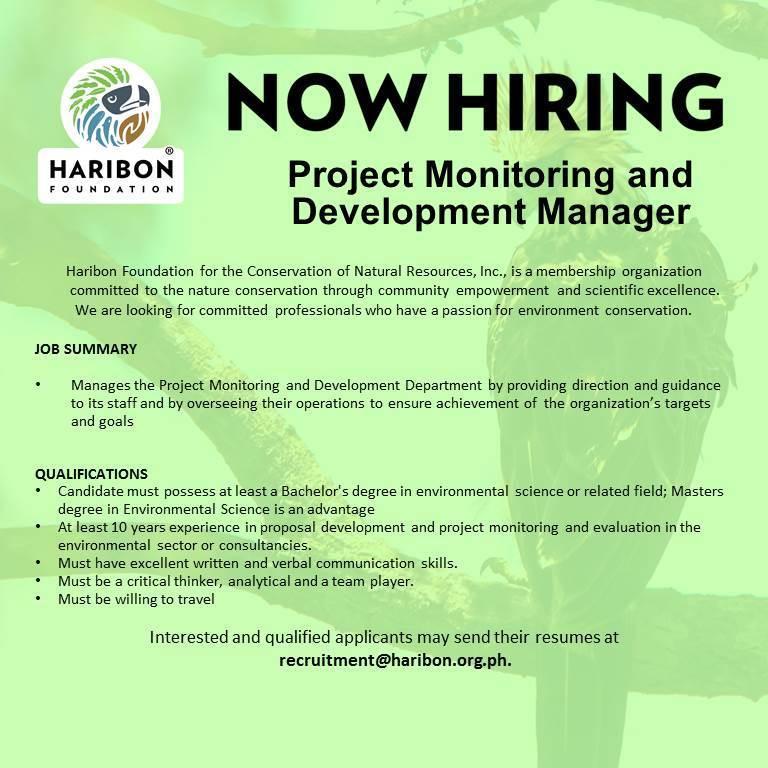 haribon foundation jobs