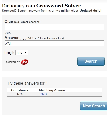 crosswords solver enter clue