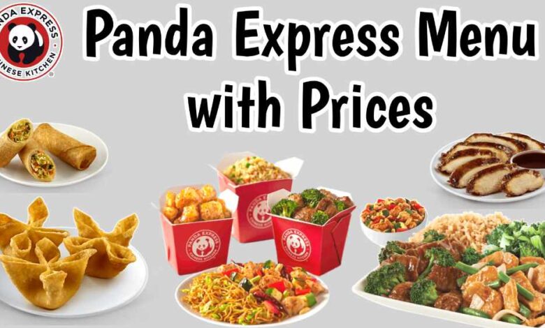 panda express restaurant menu