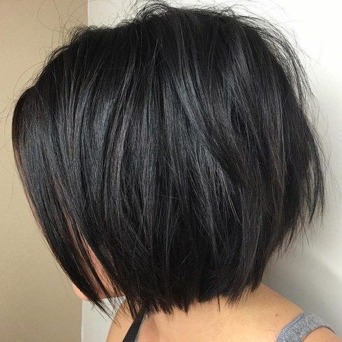 layered bob haircuts for thick hair