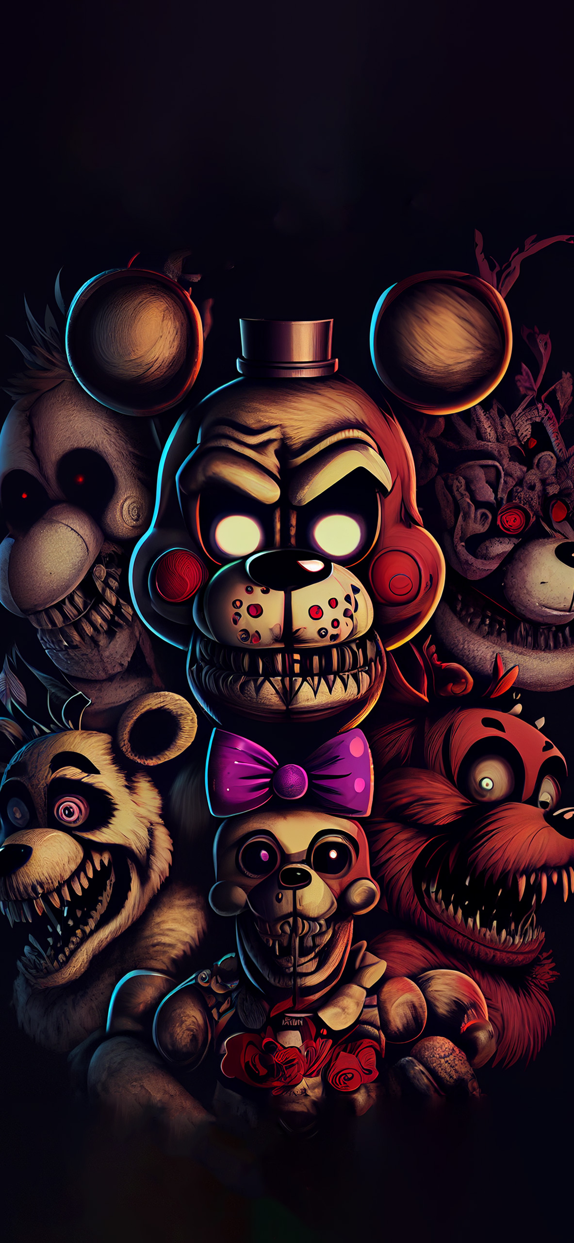 five nights at freddys wallpaper scary