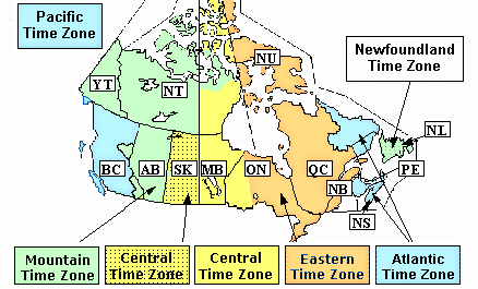 time zone in halifax