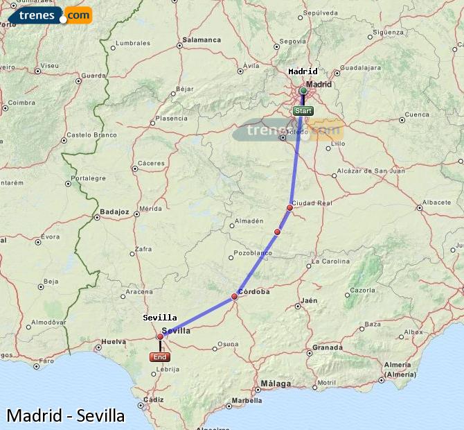 train tickets from madrid to seville