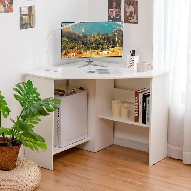 triangle corner desk