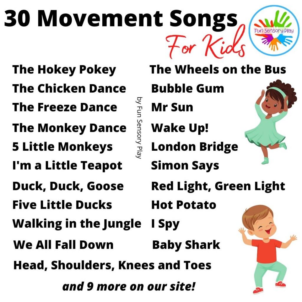 dancing songs for kindergarten