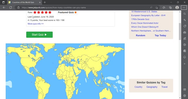 countries of the world jetpunk