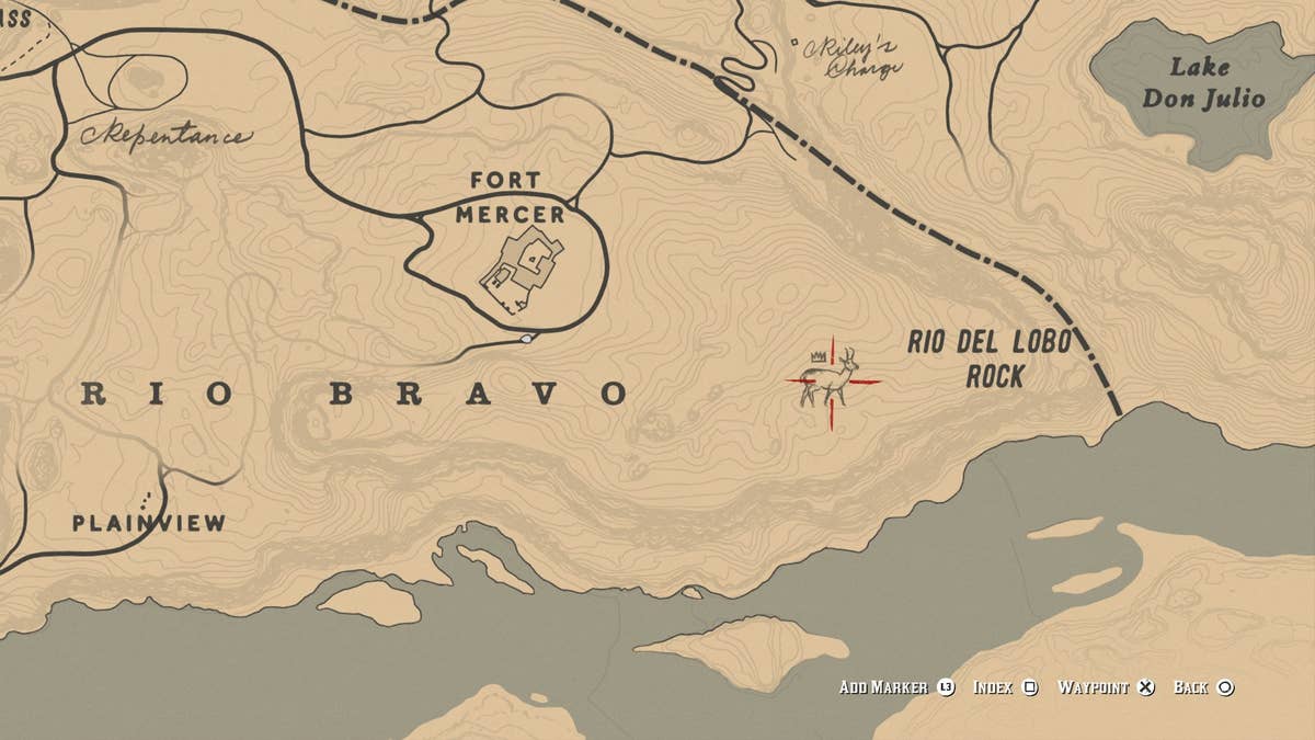 rdr2 legendary pronghorn location