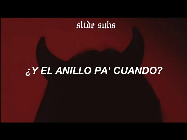 el anillo pa cuando letra