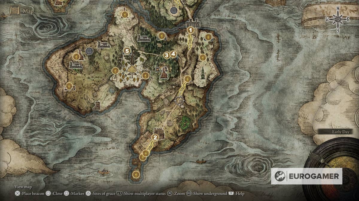 elden ring grace map