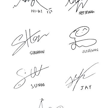 enhypen autographs