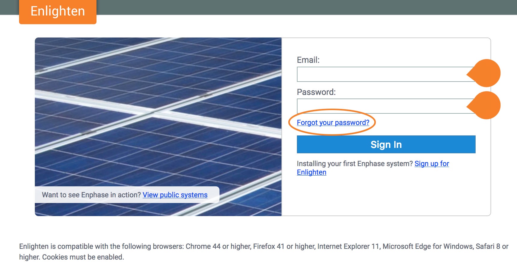 enlighten enphase login