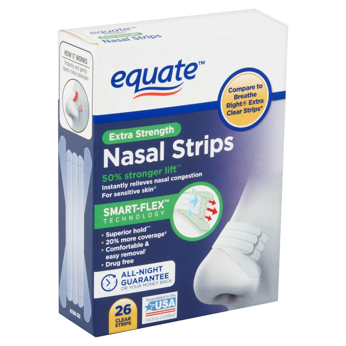 equate nose strips