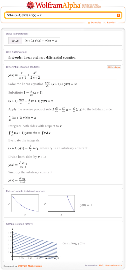 equation solver wolfram