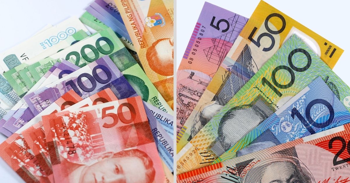 exchange rate aud to philippine peso