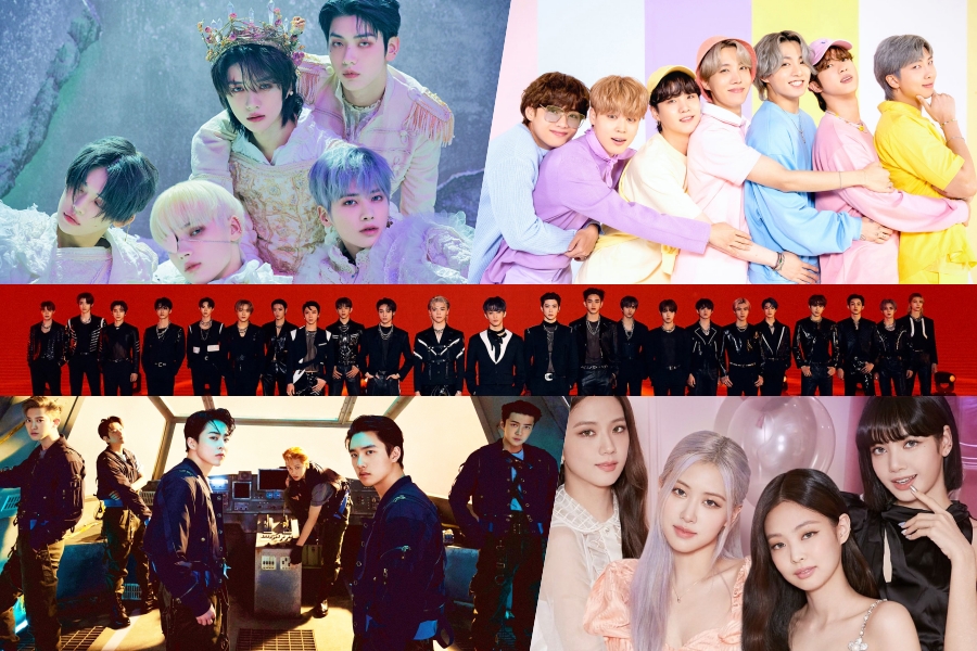 exo and blackpink moments