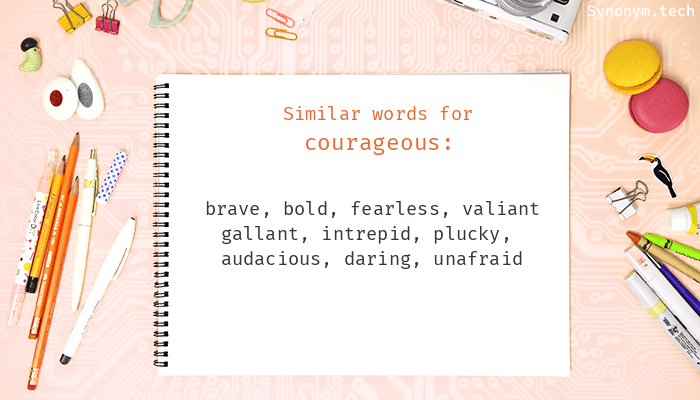 courageous synonym