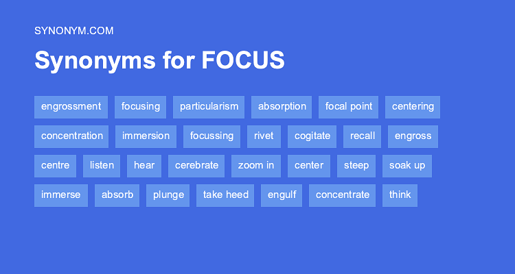 synonym focus