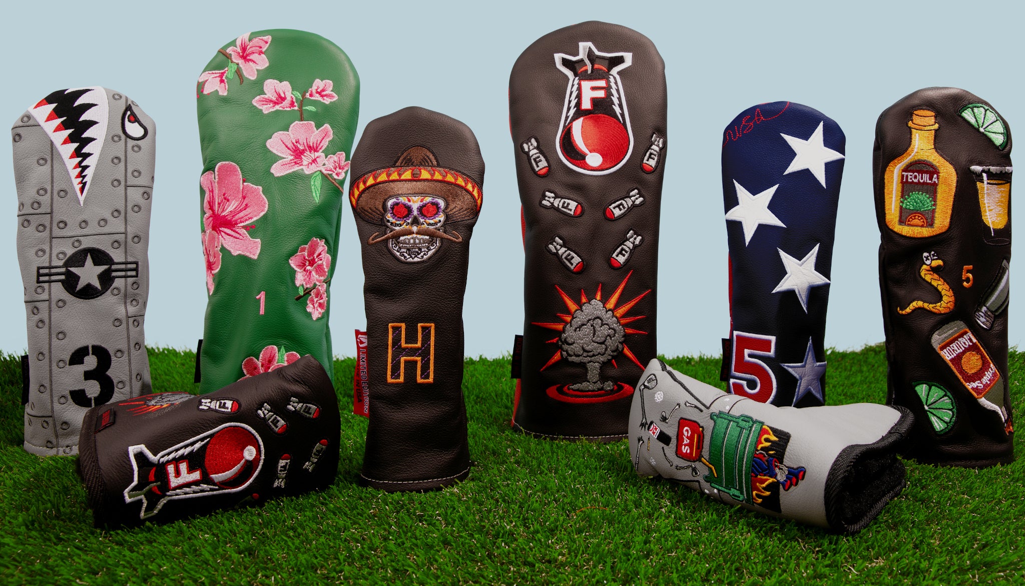 rose & fire headcovers