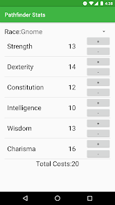 pathfinder ability score calculator