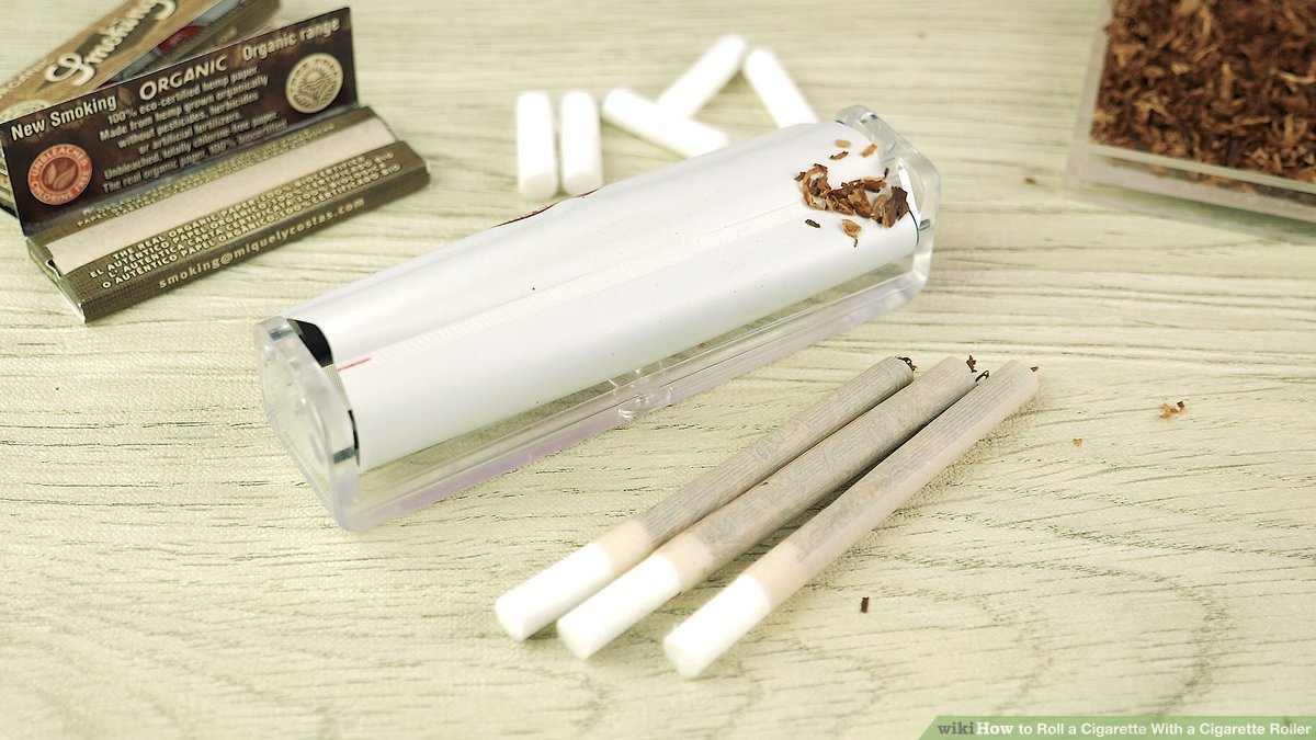 how do you use a cigarette rolling machine