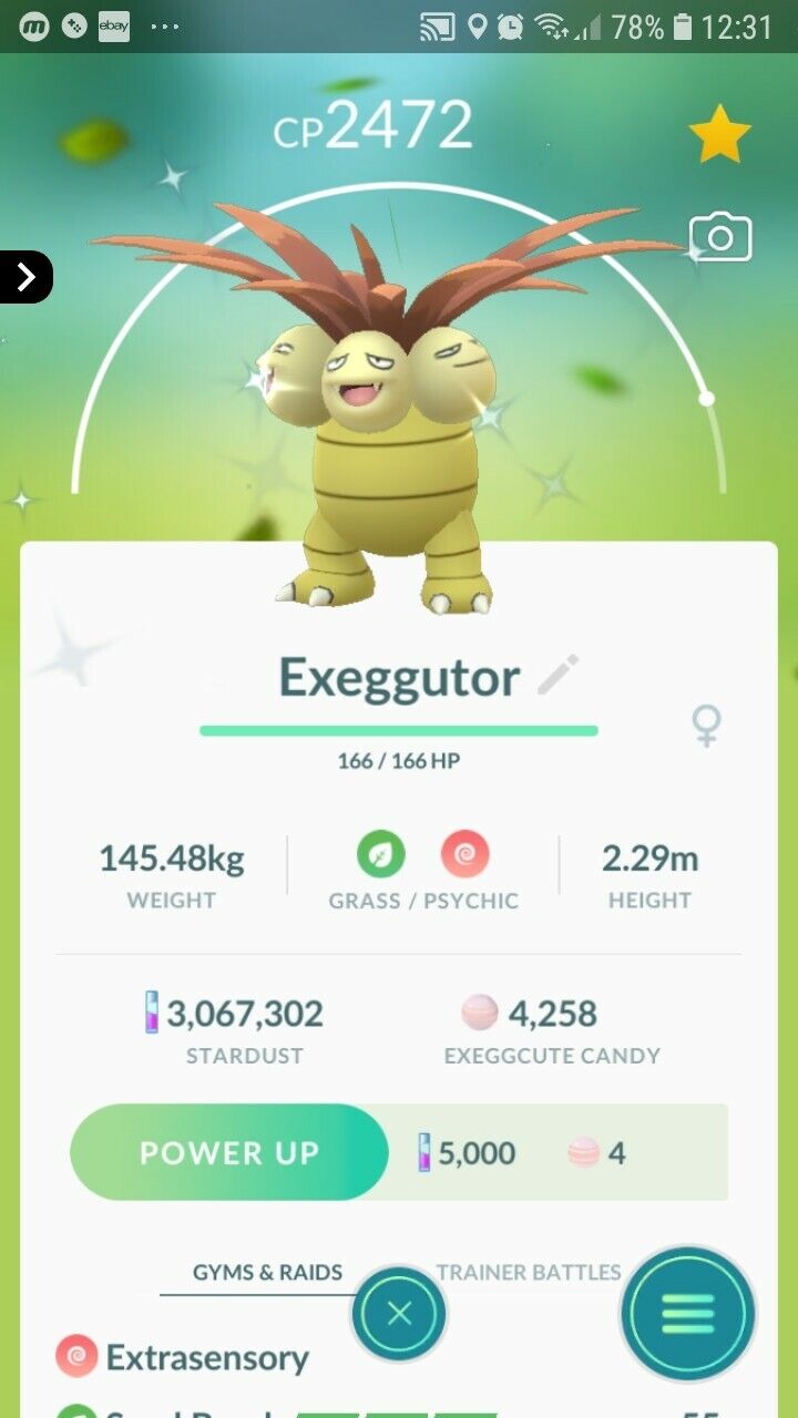 pokemon go exeggutor evolution