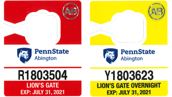 parking pass psu