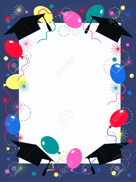 border clipart graduation