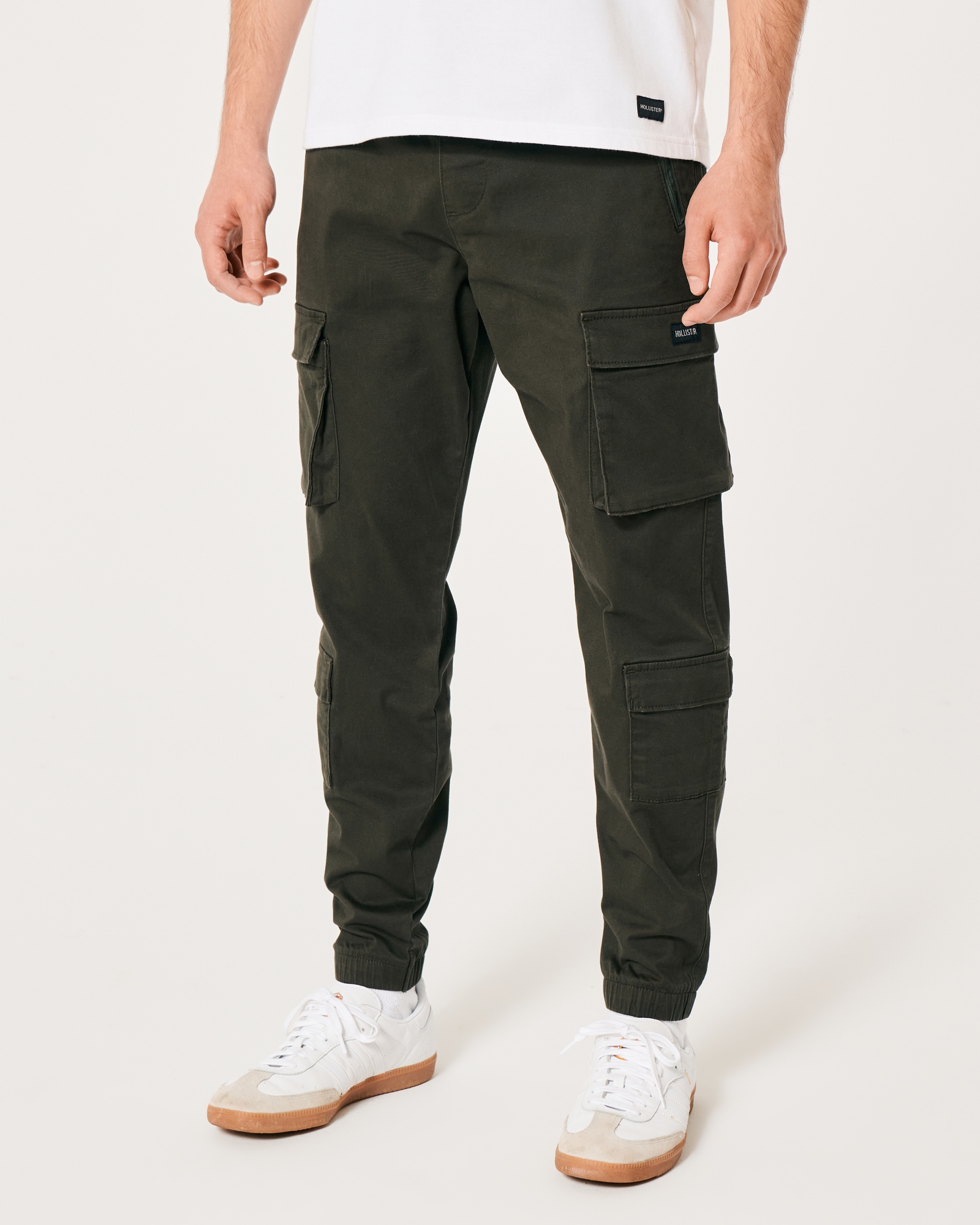 hollister cargo joggers