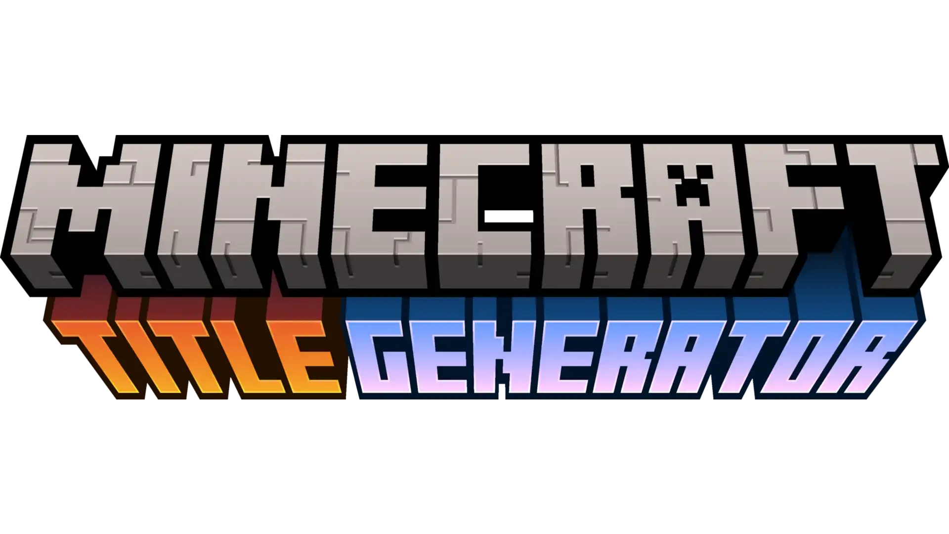 minecraft title generator