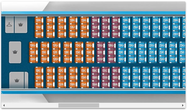 klm seat selection