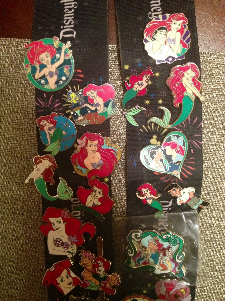 disney little mermaid pins