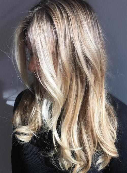 long hairstyles blonde highlights