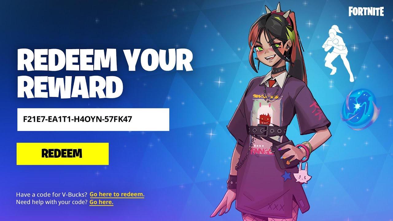 redeem codes fortnite