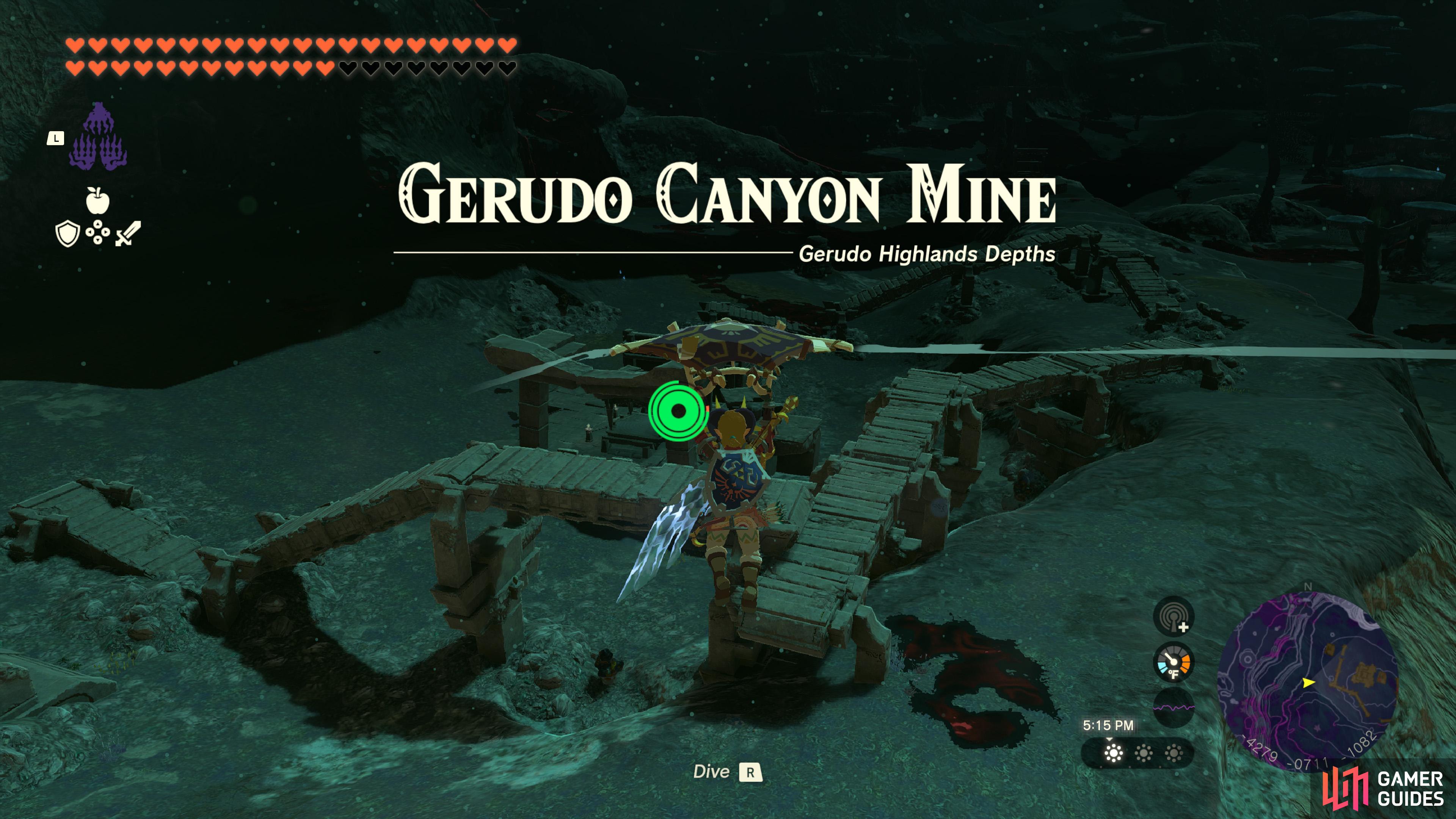 gerudo canyon mine